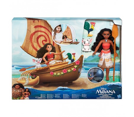 Игровой набор Моана в лодке Disney PrincessРекламируемые игрушки