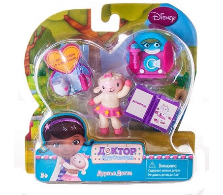 Доктор Плюшева игрушка Друзья ДоттиИгрушки Доктор Плюшева (Doc McStuffins)
