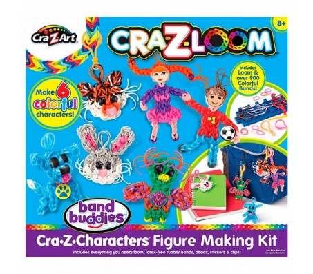 Набор резиночек для украшения резиновой фигурки, Crazy Loom (Крейзи Лум), в ассортиментеНаборы для творчества