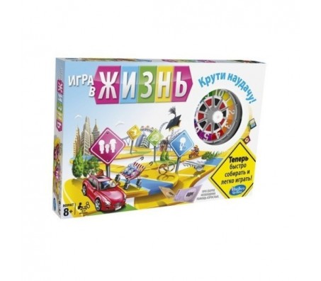 Hasbro Games Игра в жизнь с функцией TRY MEНастольные экономические игры