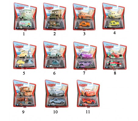 Тачки 2 Mattel Модельки машин в ассортиментеТачки 2 (Cars 2)