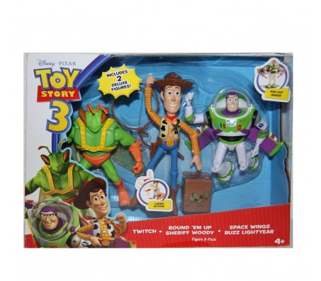 Вуди, Баз лайтер, ТвитчИстория игрушек (Toy Story)